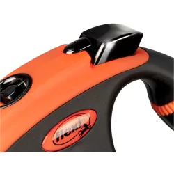Laisse pour chien Flexi Xtreme M (sangle 5m) orange