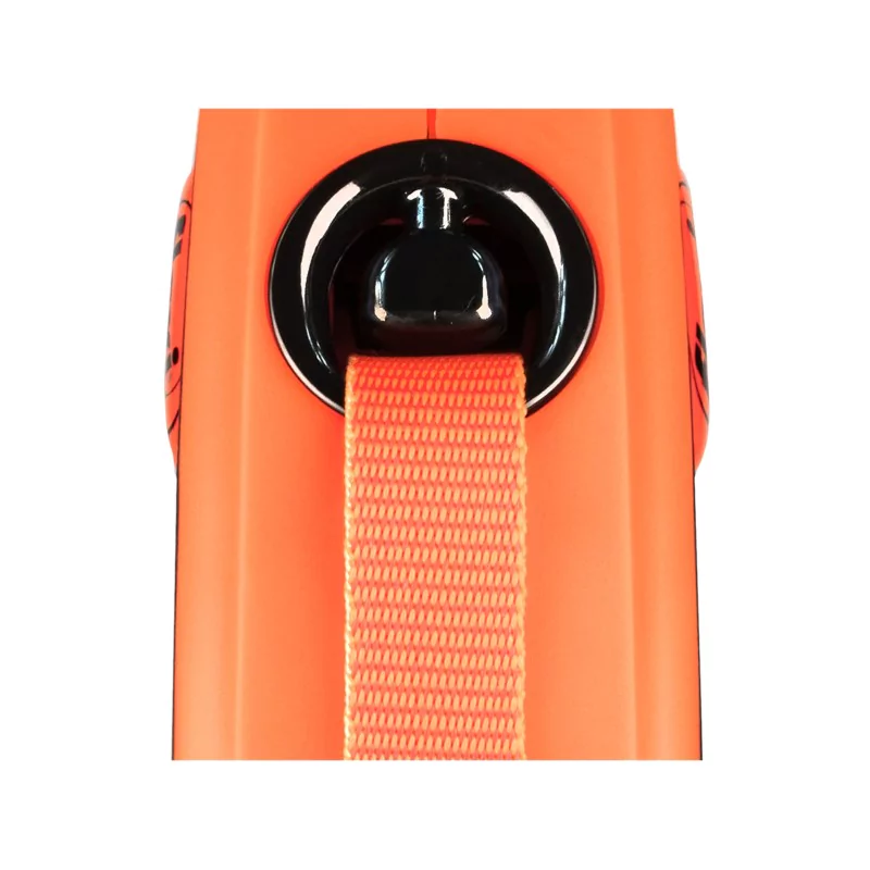 Laisse pour chien Flexi Xtreme M (sangle 5m) orange