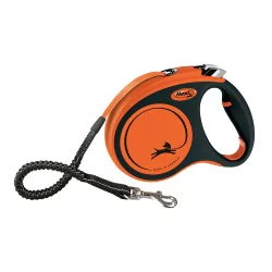 Laisse pour chien Flexi Xtreme M (sangle 5m) orange