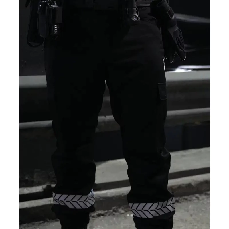 Pantalon sécurité privée noir ou marine avec bandes HV – GK SAFETEK®️ Pantalon sécurité privée noir ou marine avec bandes HV – GK SAFETEK®️