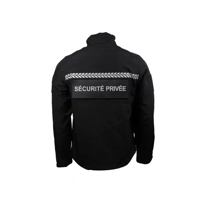 Softshell sécurité privée avec bandes réfléchissantes – GK SAFETEK®️ Softshell sécurité privée avec bandes réfléchissantes – GK SAFETEK®️