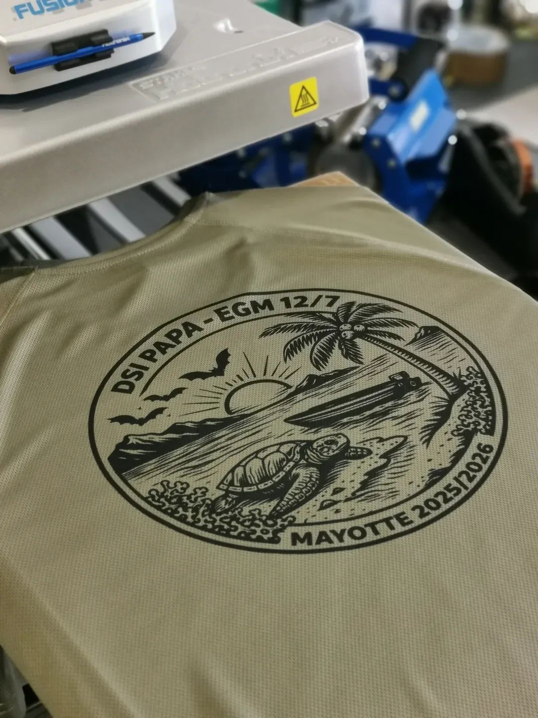 Tee-shirt sublimation déplacement Gendarmerie